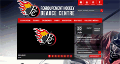 Desktop Screenshot of hockeybeaucecentre.com